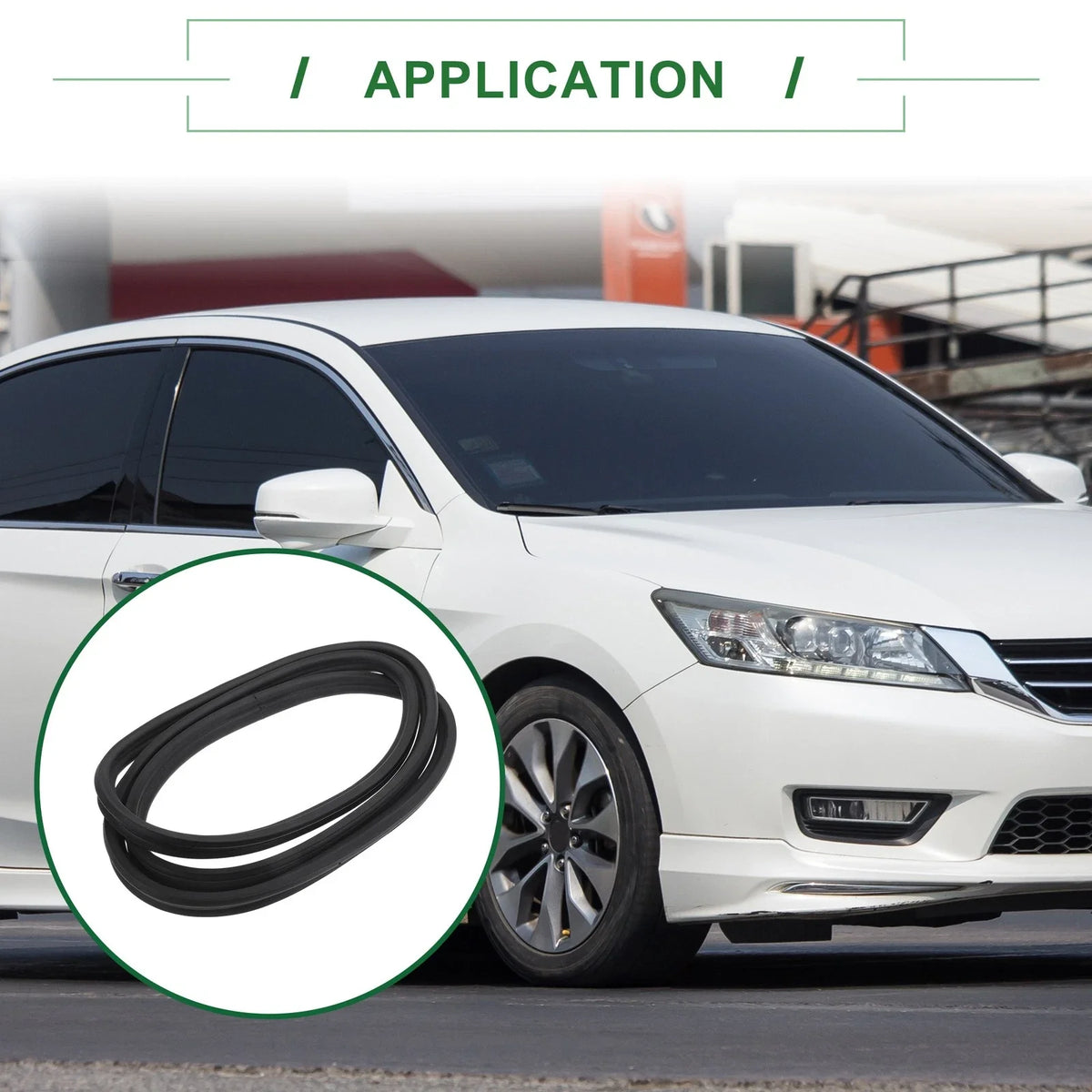 1pc Rear Trunk Weatherstrip Seal No.74865SDAA10 for Honda Accord (2003–2007)