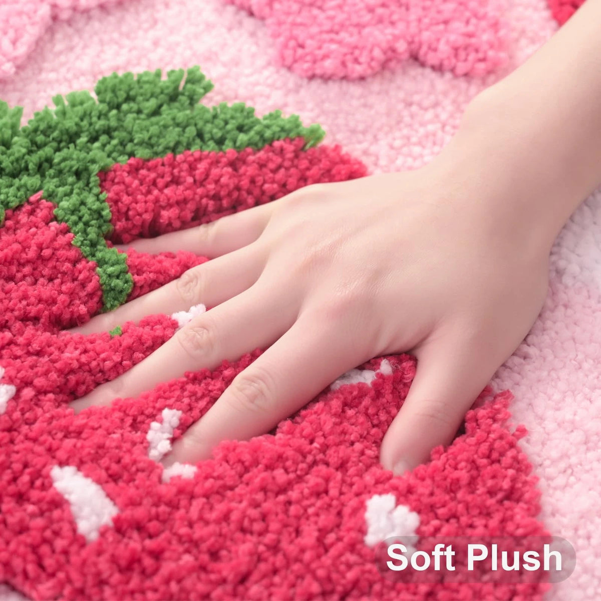 Cute Strawberry Bathroom Rug for Anybar (1'6" x 2'1")