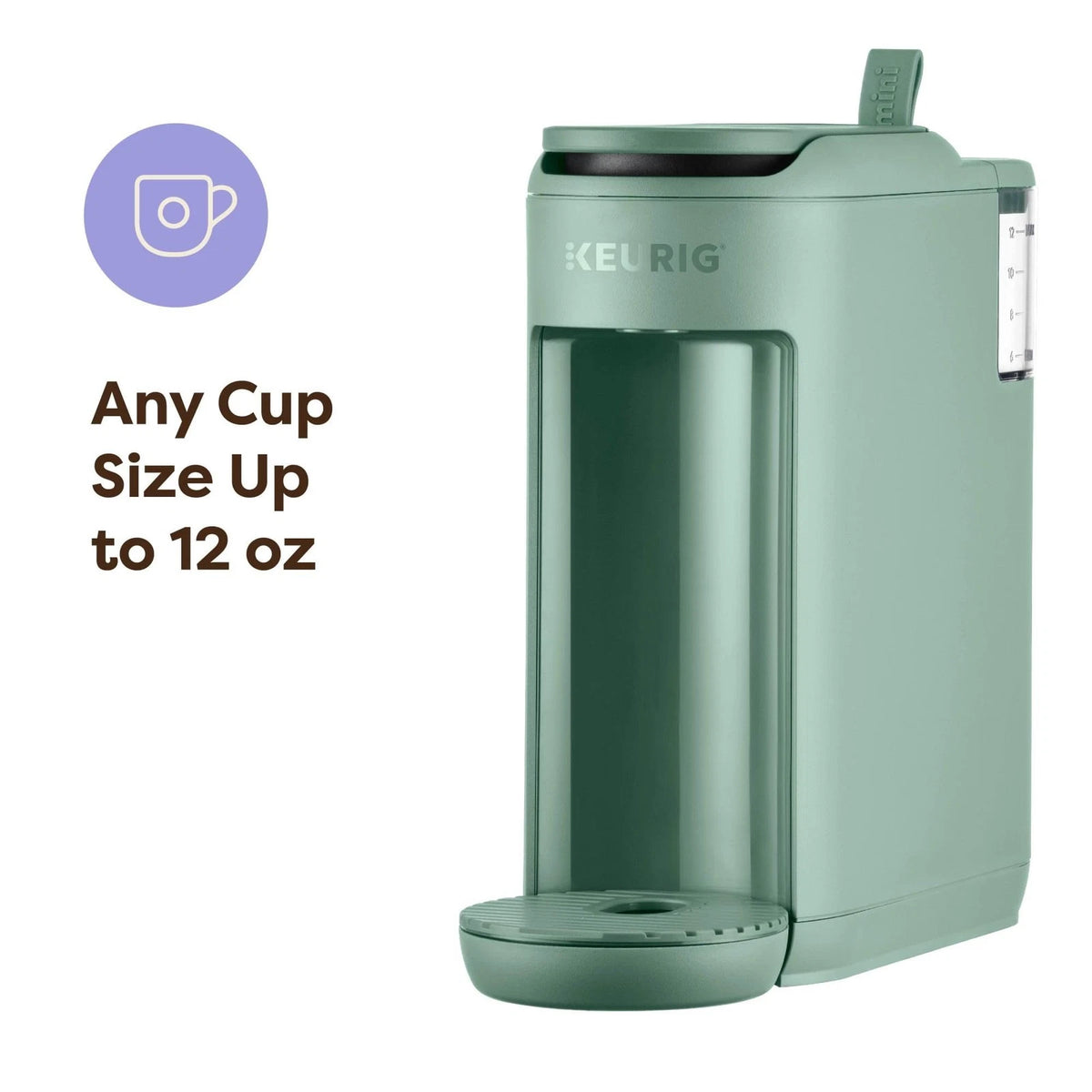 K-mini Mate Single Serve Coffee Maker for K-cup Pods (Brews Up to 12 Oz)