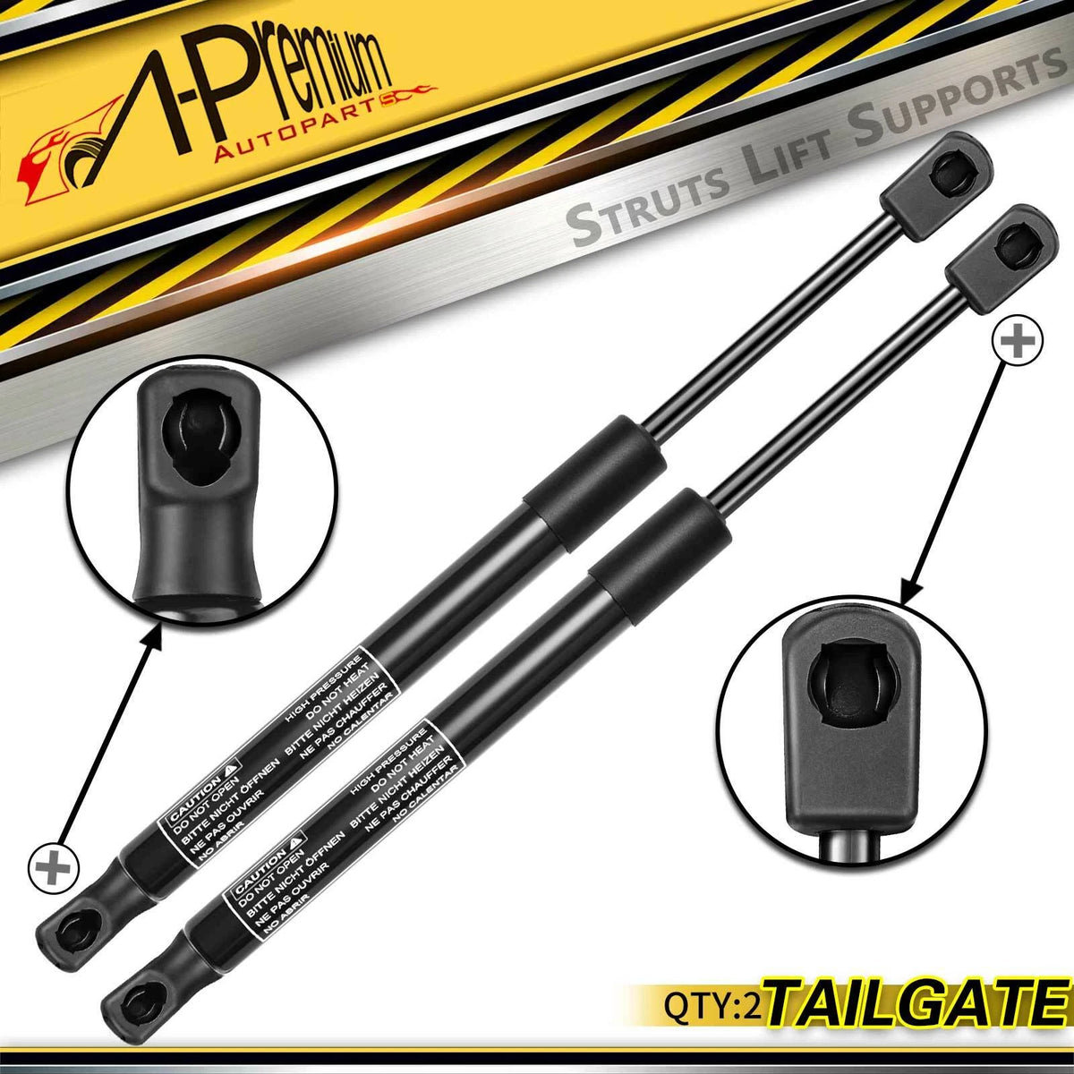 2X Rear Trunk Lift Support Shock Struts for VW Jetta (2011–2018) PM1130, 5C6827550