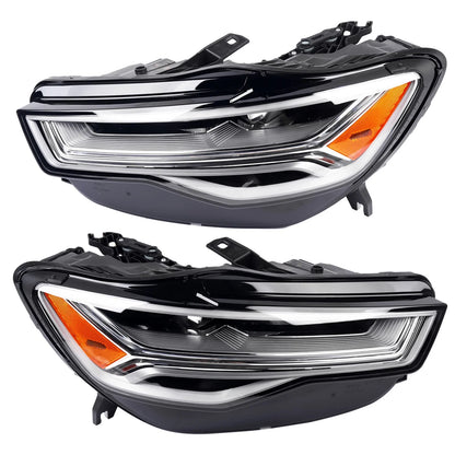 Pair LED Headlights for Audi A6 S6 (2016–2018)