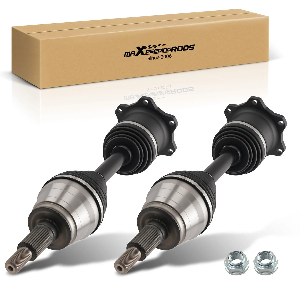 Front CV Axle Shafts for Chevrolet Silverado 2500 HD (2001–2010) NCW024, 66-1325, 661325