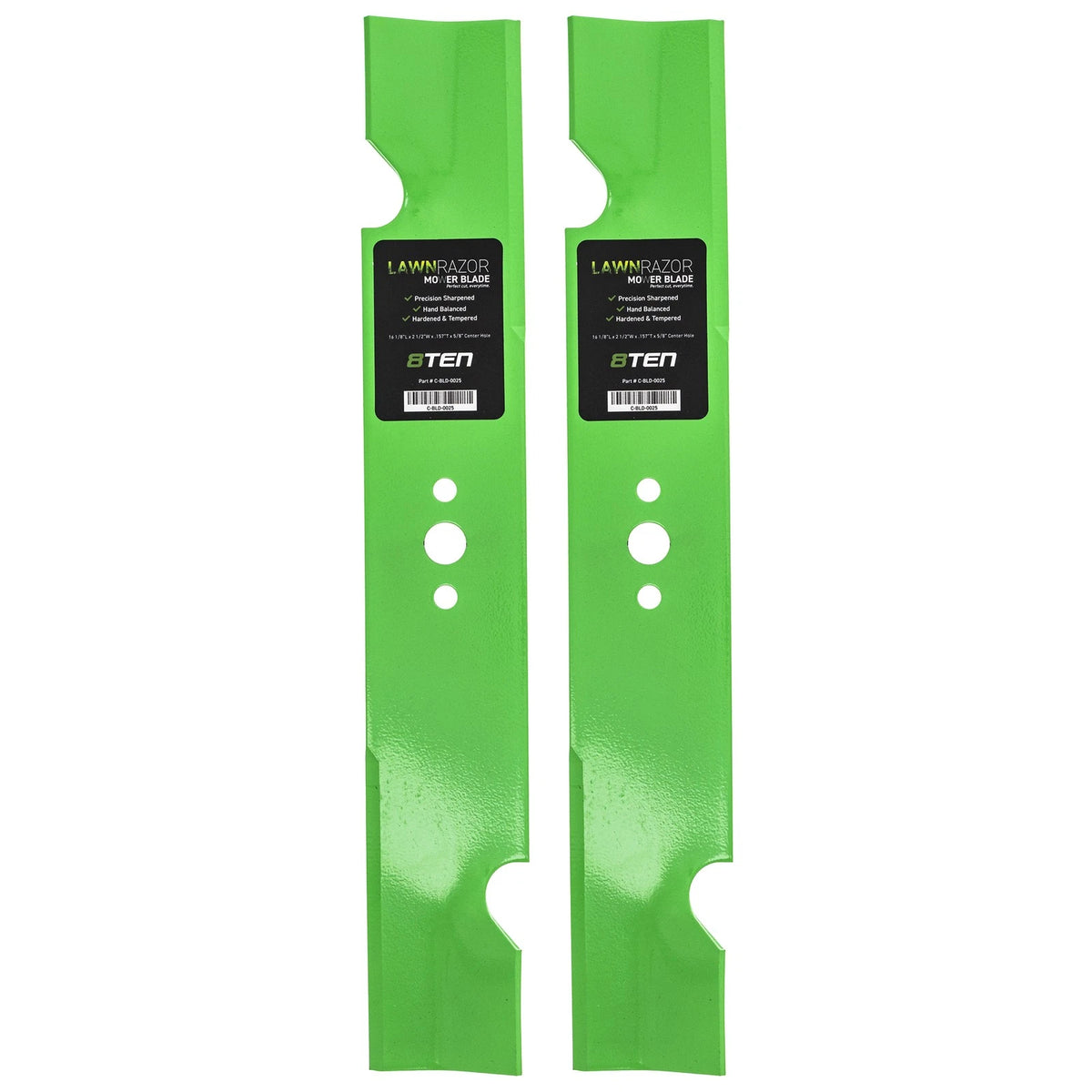 2-Pack LawnRAZOR Mower Blade for Great Dane GD2348 GD2044 GD1840 (04919100, 04920600, 103-6518, 539100340)