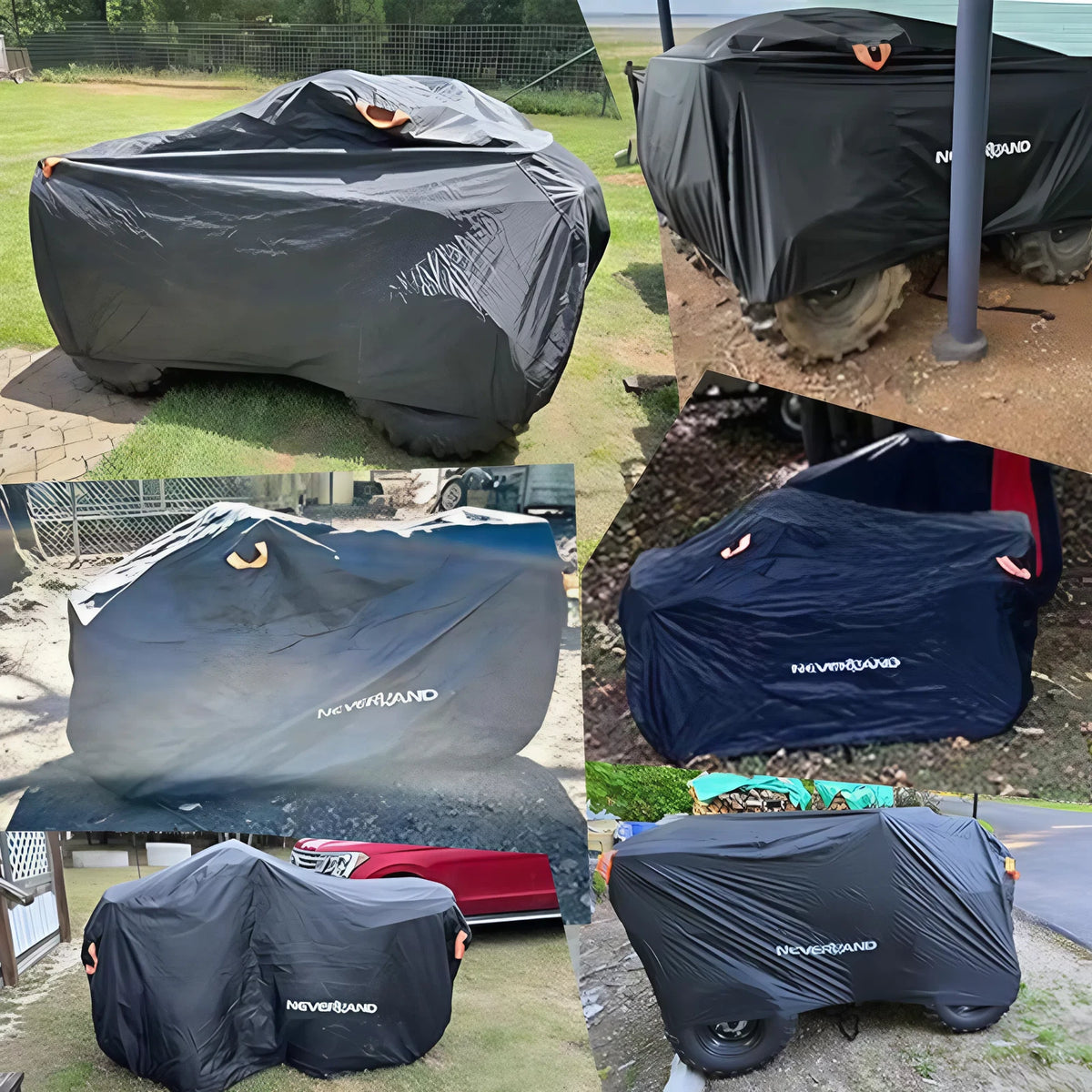 Universal ATV Cover Waterproof for Kawasaki KFX 450R 400 (NEV A225-05-XXL)