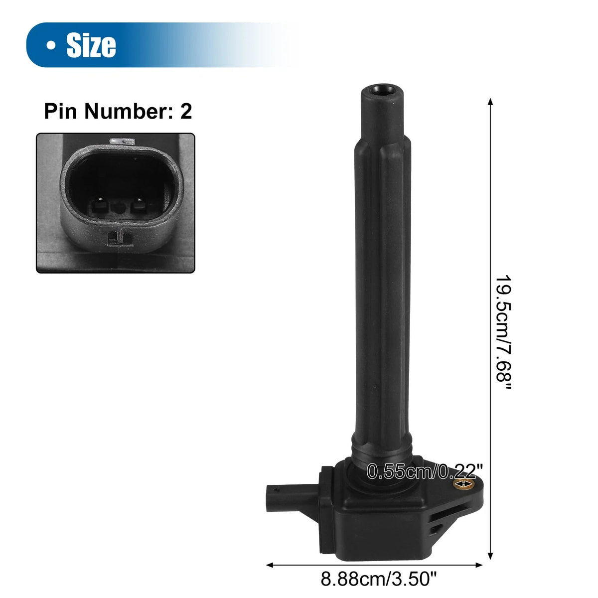 Ignition Coil No. 68242286AB for Jeep Cherokee (2014–2021) & Ram ProMaster City (2015–2021)