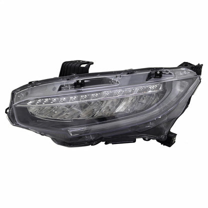 Headlight Assembly for Honda Civic (2019) - Driver Side, LED, CLX-M0-317-1181L-ASN2-CL360A50, HO2502195