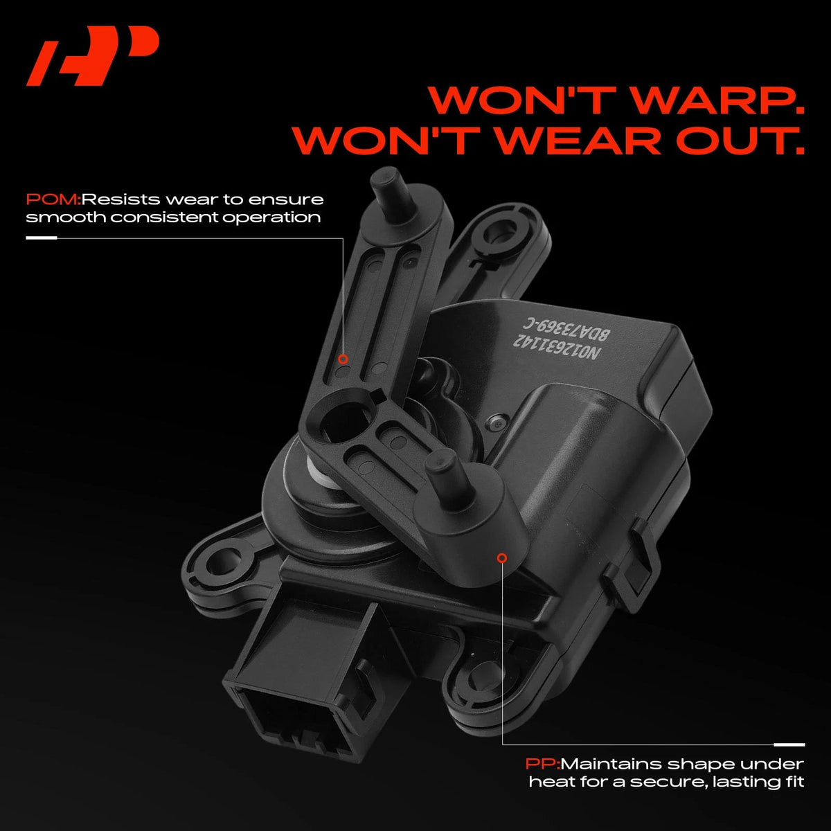 HVAC Recirculation Door Actuator for Hyundai Entourage, Kia Sedona (2007–2010) - 971244D000, 73369