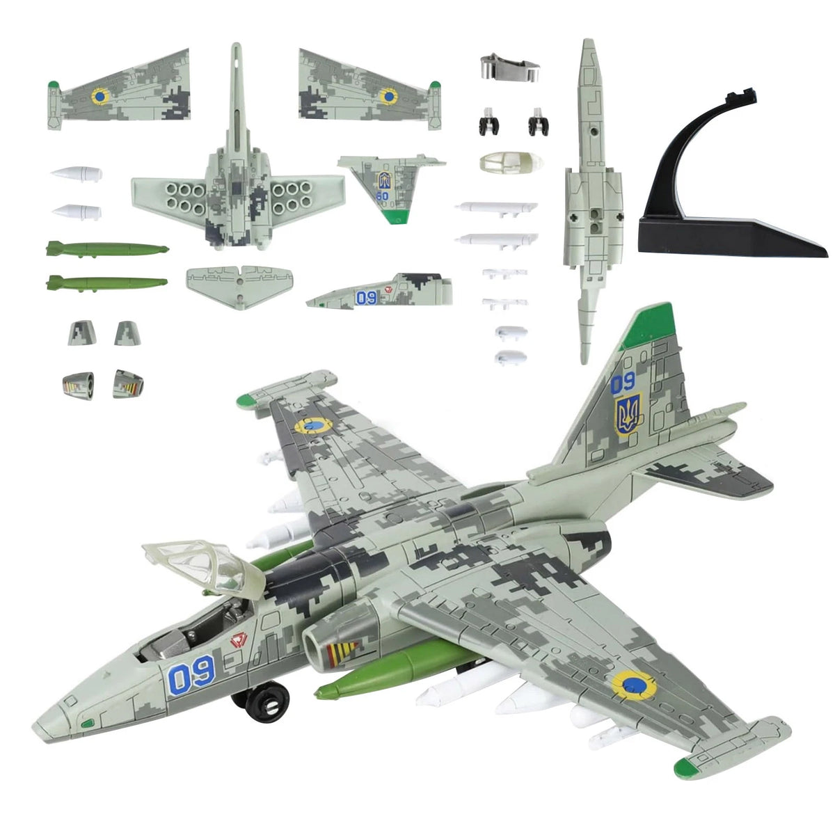 Sukhoi SU-25 Frogfoot Attack Aircraft Model Kit (1/72 Scale)