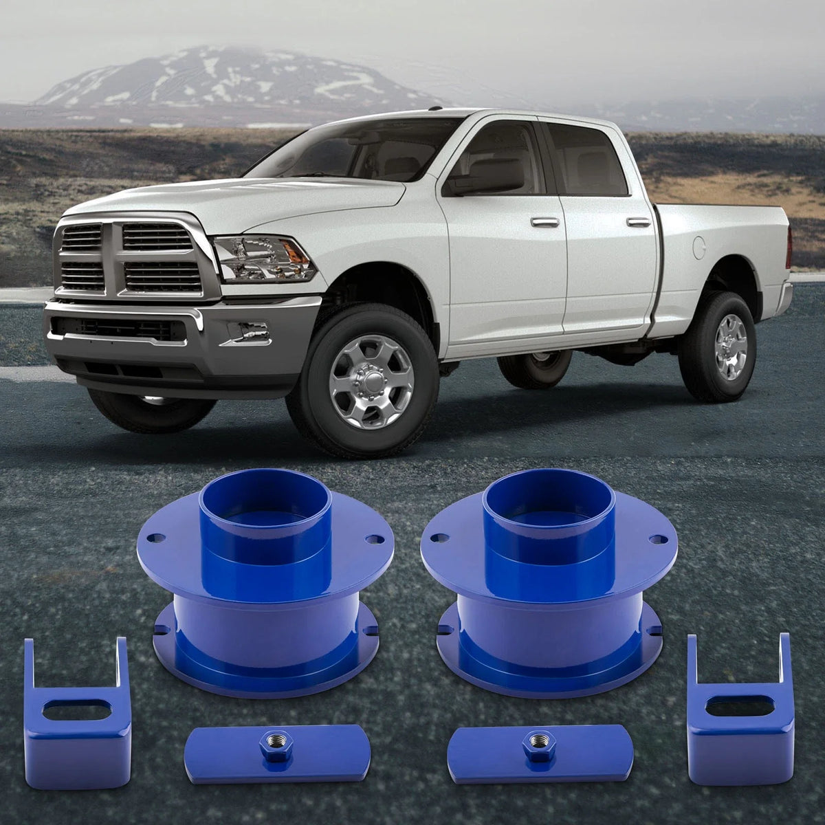 3" Front Leveling Lift Kit Brackets for Ram 2500 3500 4WD (2013–2022)