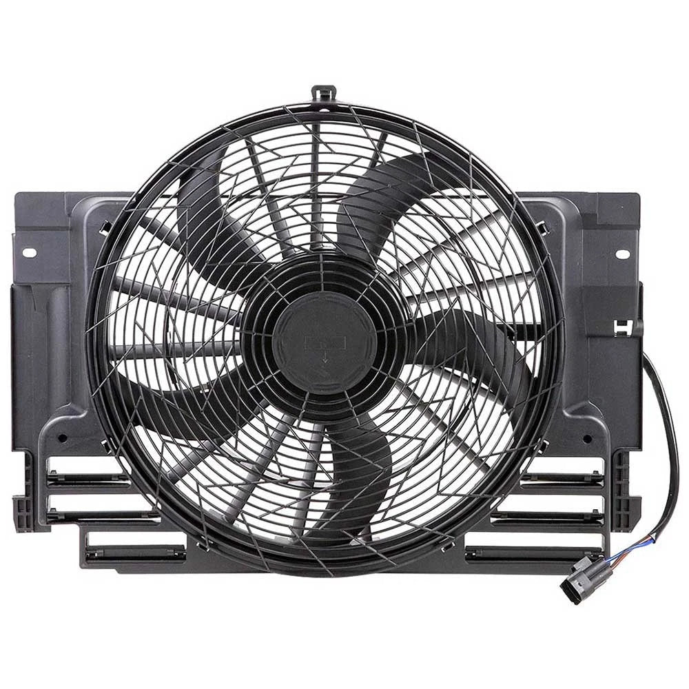 Condenser Side Cooling Fan Assembly for BMW X5 (2000–2006) 19-20015AN, 11920015-101, 11920015-102