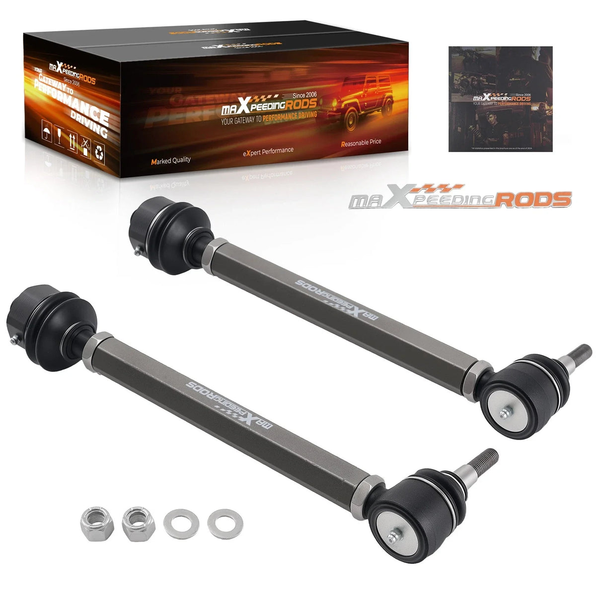 Front Left Right Tie Rod for Chevy Silverado 2500HD 3500HD GMC Sierra (2011–2024)