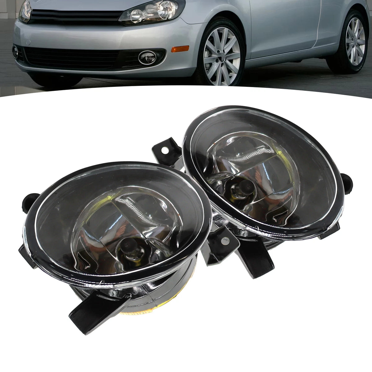 Pair of Fog Lights for VW Golf (2010–2014) & Jetta (2011–2014) - 5K0941699G, 5K0941700G