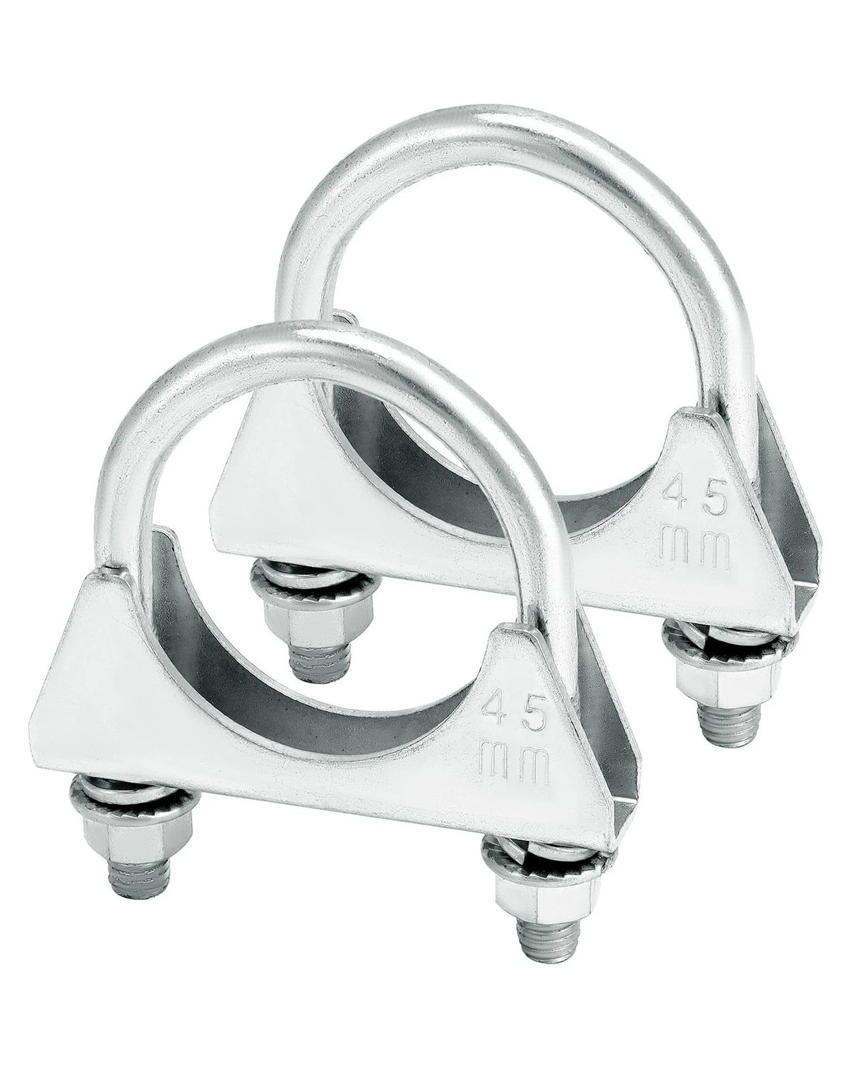 2X U-Bolt Exhaust Clamp 1.75" OD for Universal Applications