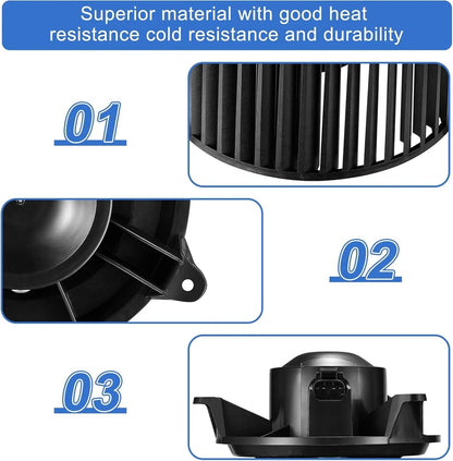 Heater Blower Motor Fan for Nissan Titan Armada Infiniti QX56 (2004–2015)