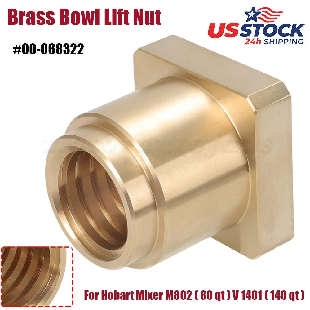 Bowl Lift Nut for Hobart Mixer M802 V1401 (80qt, 140qt) 00-068322