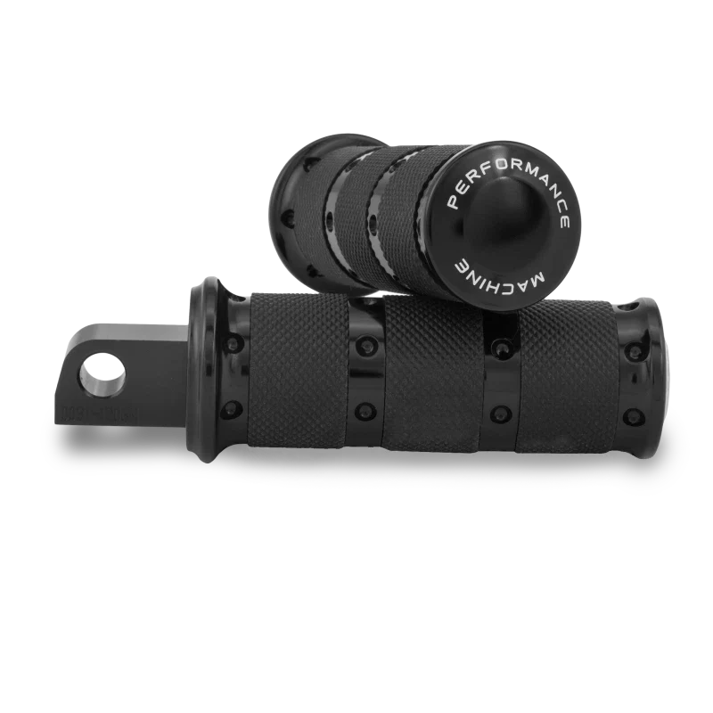 Performance Machine Footpegs for XLS Passenger (Black Ano)