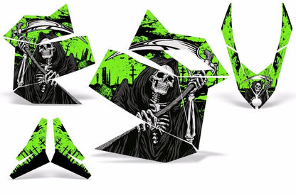 Snowmobile Graphics Kit for Ski Doo Rev XP (2008–2012)
