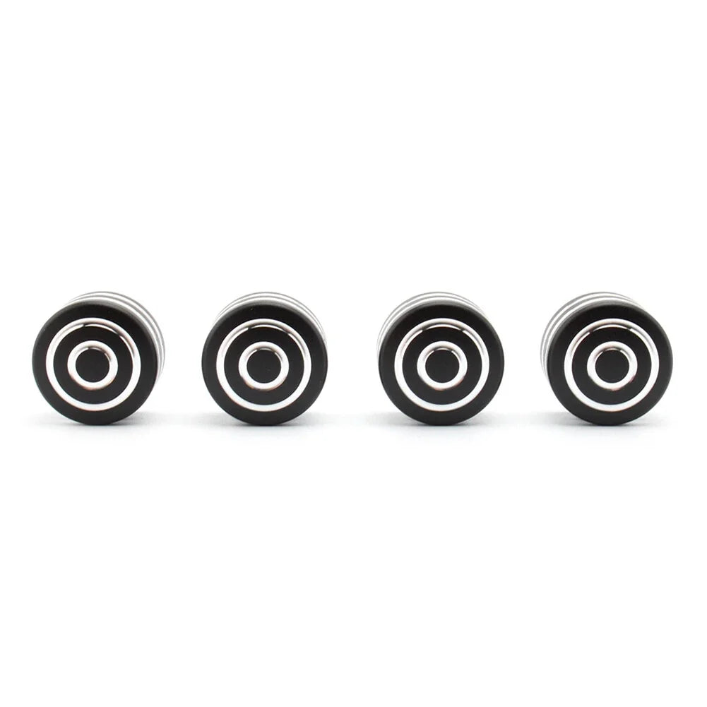 4X Billet Aluminum Head Bolt Cover Cap for Triumph T120 Thruxton Scrambler (2016–2023)
