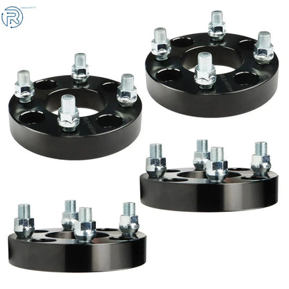Set of 4 Wheel Spacers for Club Car Golf Cart (1" 4x4, 1/2x20 Studs, 62mm Hub Bore)