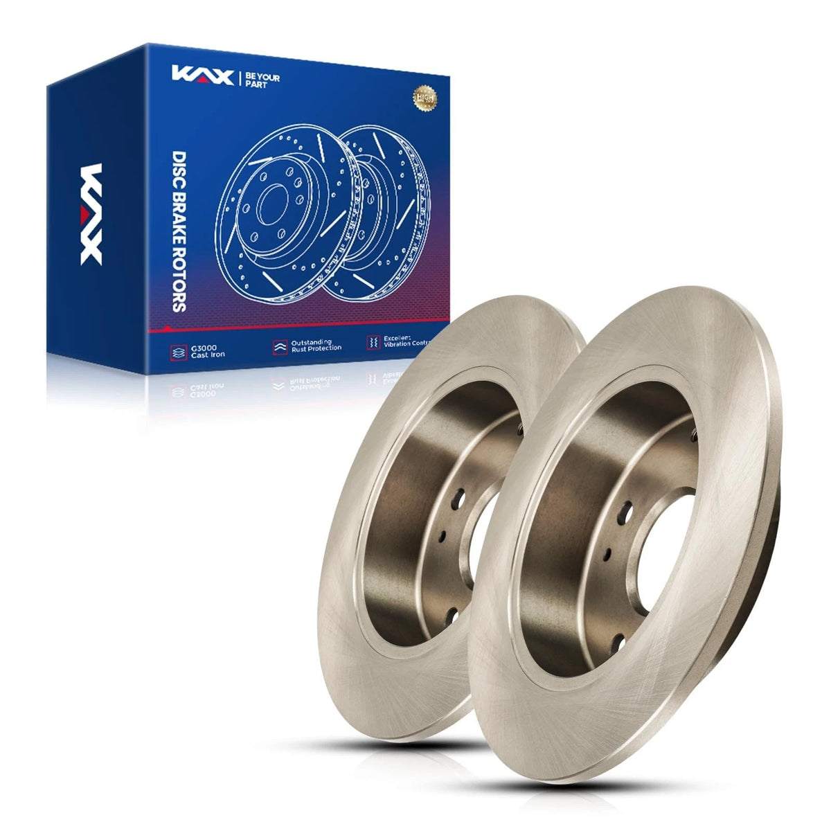 Rear Disc Brake Rotors for Honda Accord (1998–2002) & Acura CL (1998–1999)