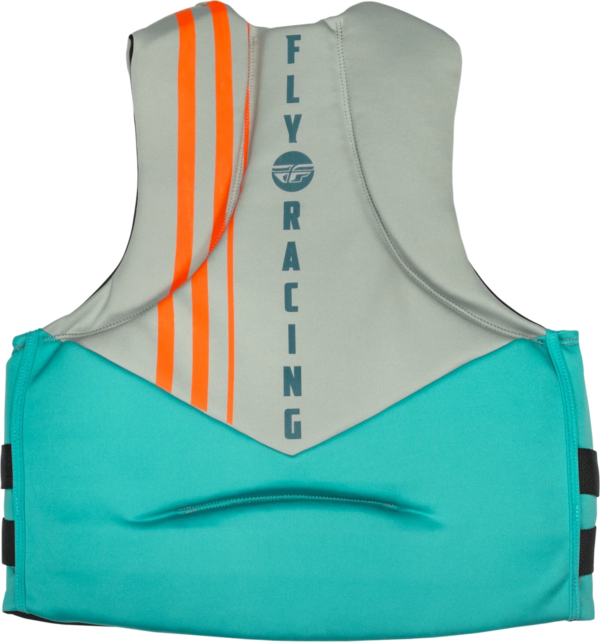 Fly Racing Neoprene Flotation Vest 2X-Large for Watercraft (Teal/Grey/Orange)