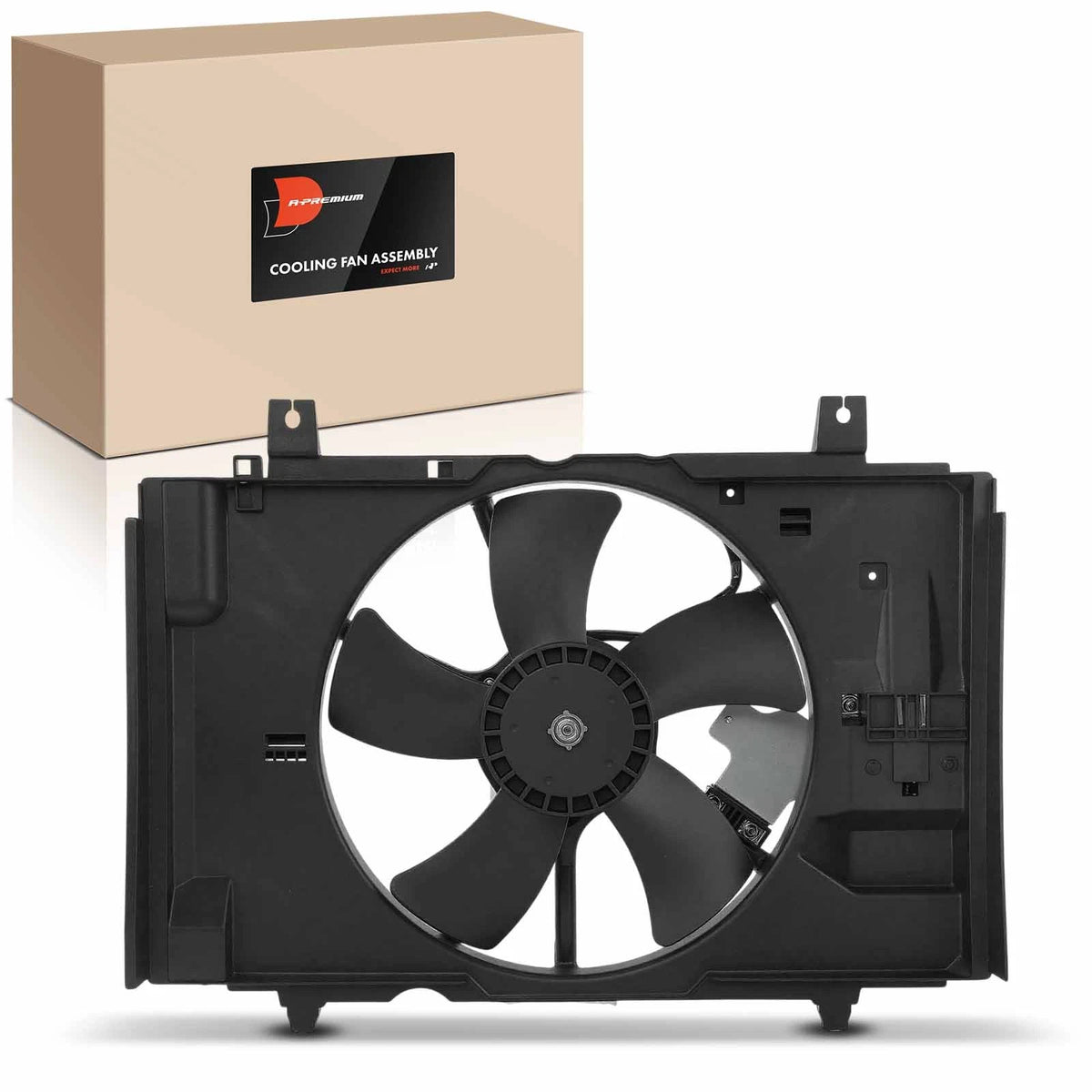 Cooling Fan Assembly w/ Shroud for Nissan Versa (2007–2013) 21481EL30A, 620-456