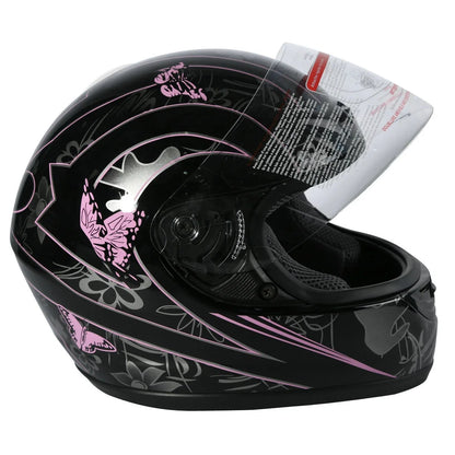 DOT Flip Up Full Face Motorcycle Helmet for (S, M, L, XL)