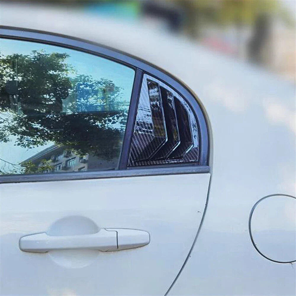 Plastic Vent Window Scoop Louver Cover Trim for Honda Civic Sedan (2006-2011)