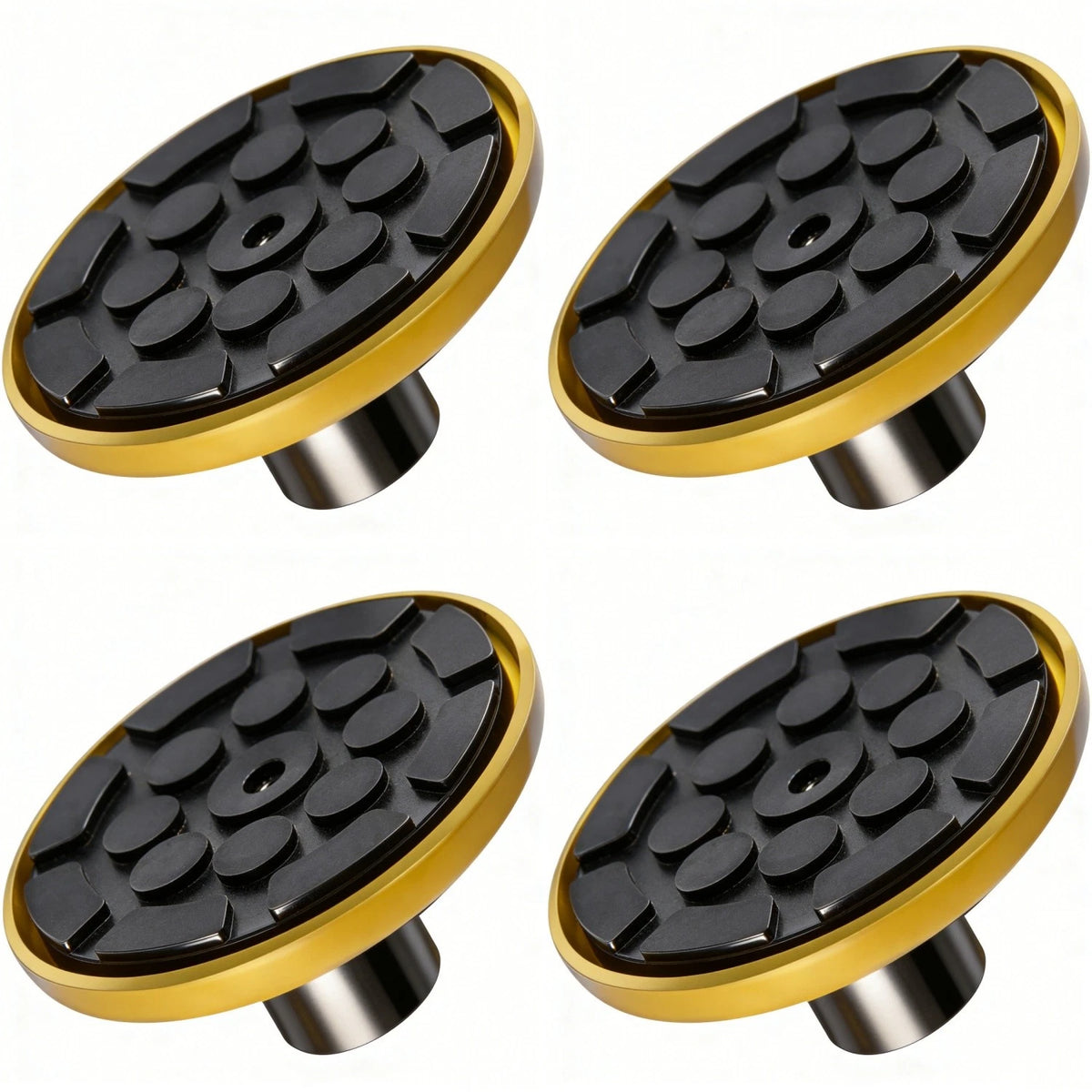 4Pcs Round Lift Adapter with Rubber Pad for Atlas Automotive Equipment