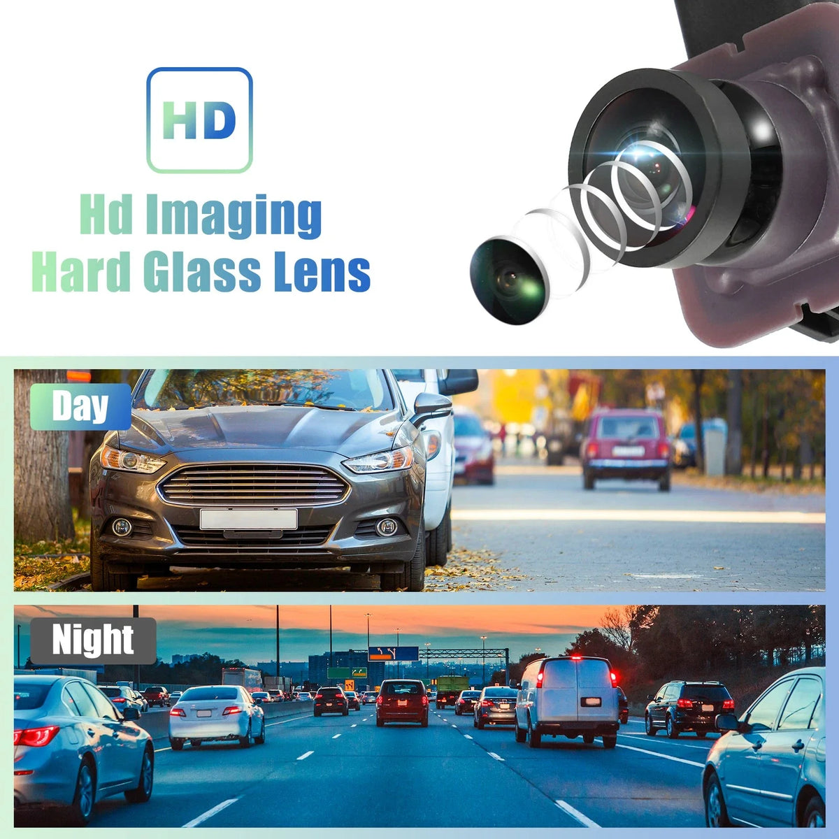 Rear View Backup Camera HS7T-19G490-AC for Ford Fusion (2017–2020)