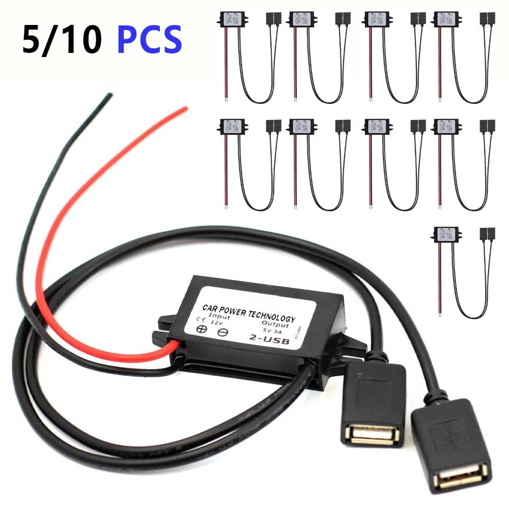 5V 15W Step Down USB Converter Regulator Adapter for Car Charger