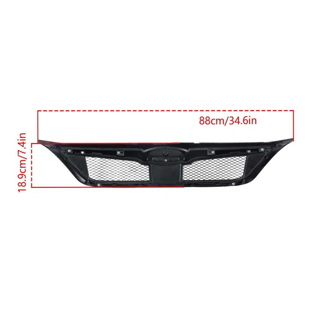 Gloss Black Front Bumper Grille for Subaru Impreza (2011–2014)