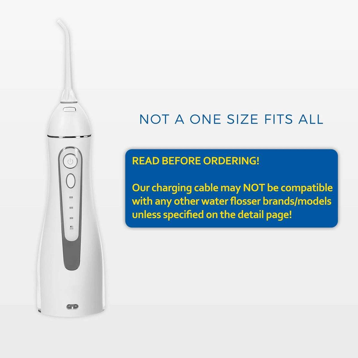 Water Flosser Charger for COSLUS, Aquasonic, Oralfree, Nicwell, Nicefeel