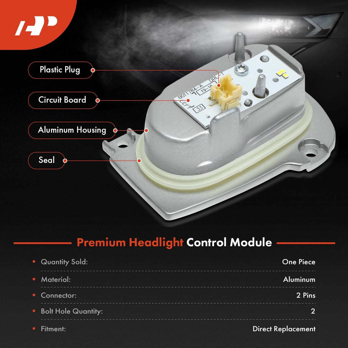Matrix LED Headlight Daylight DRL Module for Audi A3 RS3 (2013–2020) 8V0998473B