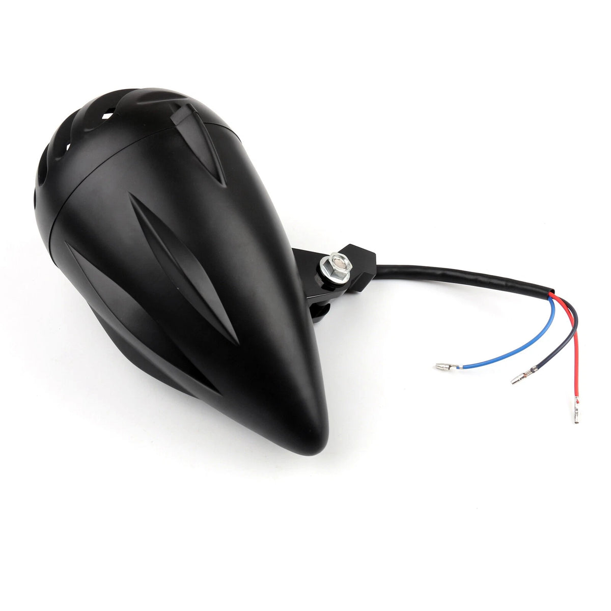 5.5" Black Bullet Headlight Lamp for Bobber Chopper (M513-B020-Black)