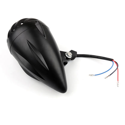 5.5" Black Bullet Headlight Lamp for Bobber Chopper (M513-B020-Black)