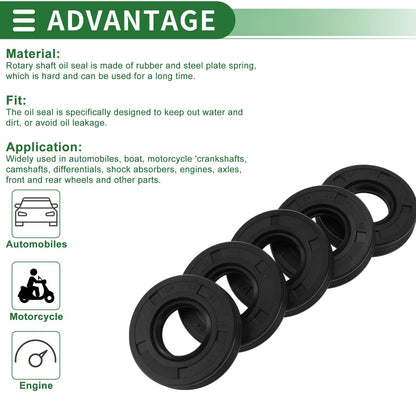 Oil Seal for Rotary Shaft (22x45x10mm)