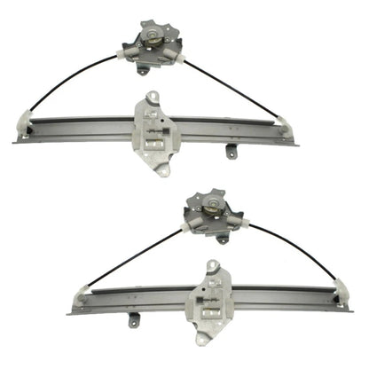 Set of 2 Window Regulators for Mitsubishi Lancer (2002–2006) PLX-M0-USA-M491706-CL360A72, MI1551103, MI1550103