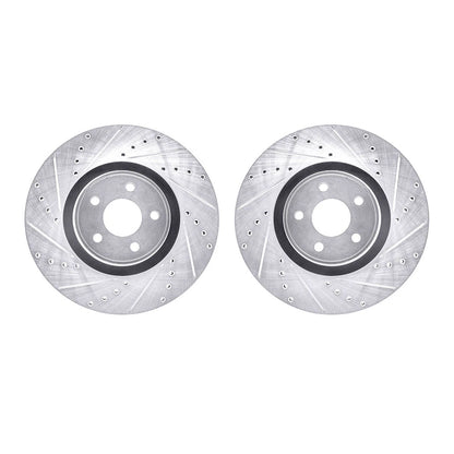 2X Brake Discs for Lincoln MKC (2015–2019) WGPN1-54138 Front AWD