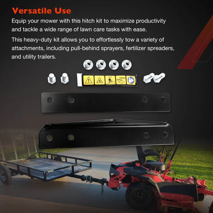 Trailer Hitch Kit for Gravely Ariens Zero Turn Mower (48, 52, 60) 79108500