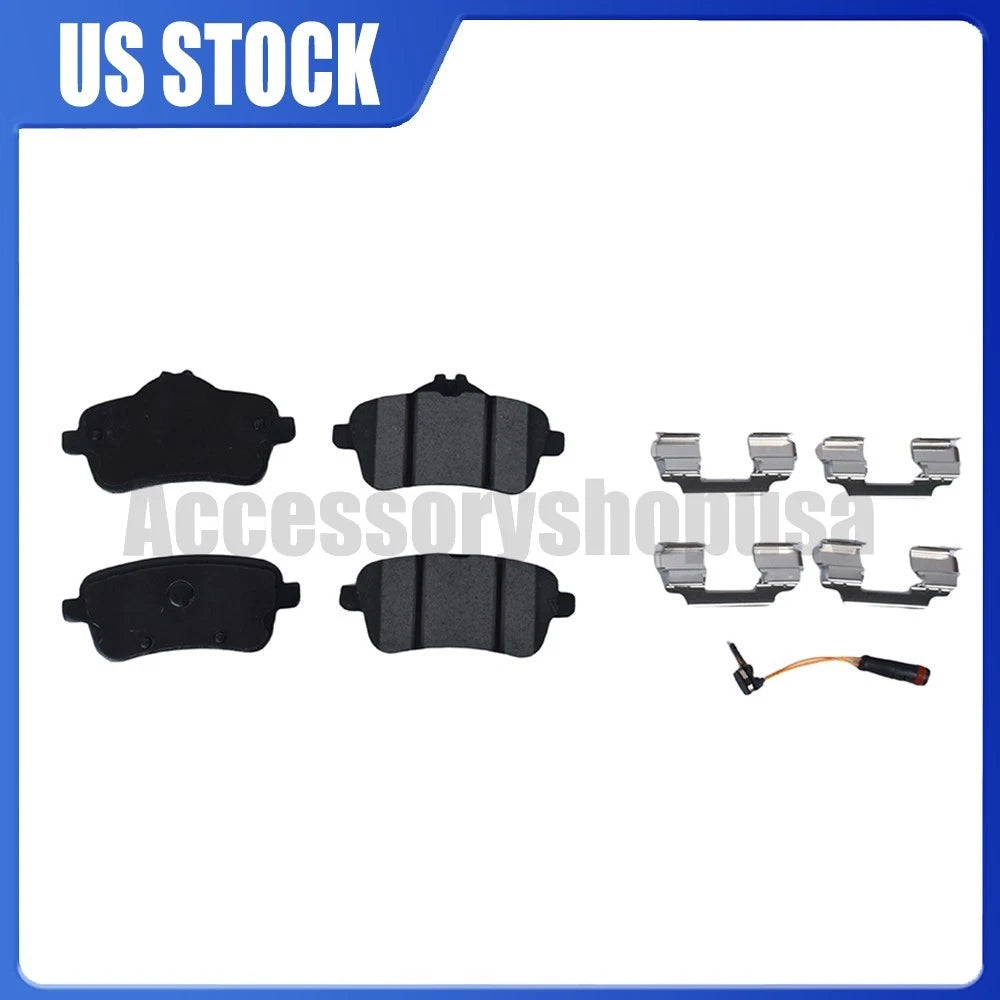 Rear Ceramic Slotted Brake Pad Set for MB C117 X156 W166 R172 (BC1630, 0064203420)