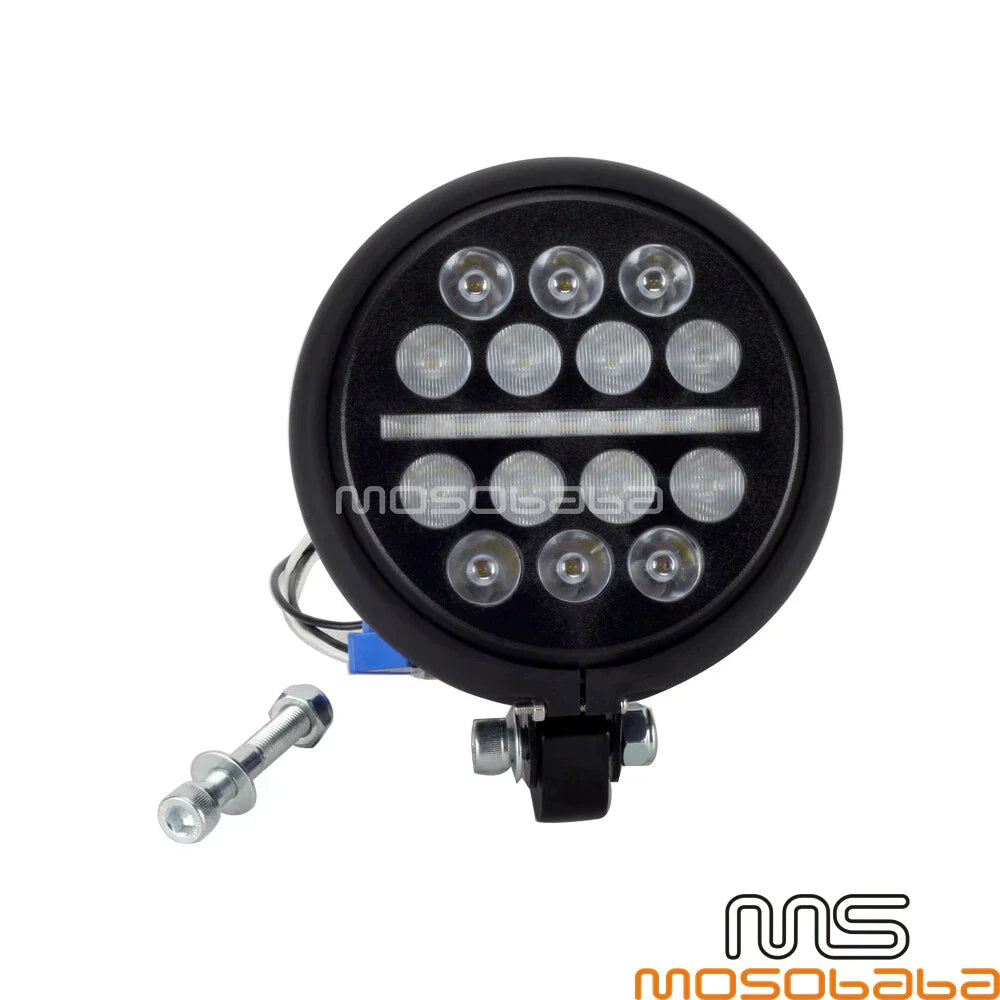 5.75'' LED DRL Headlight Lights w/ Bucket for Harley Dyna Softail Sportster