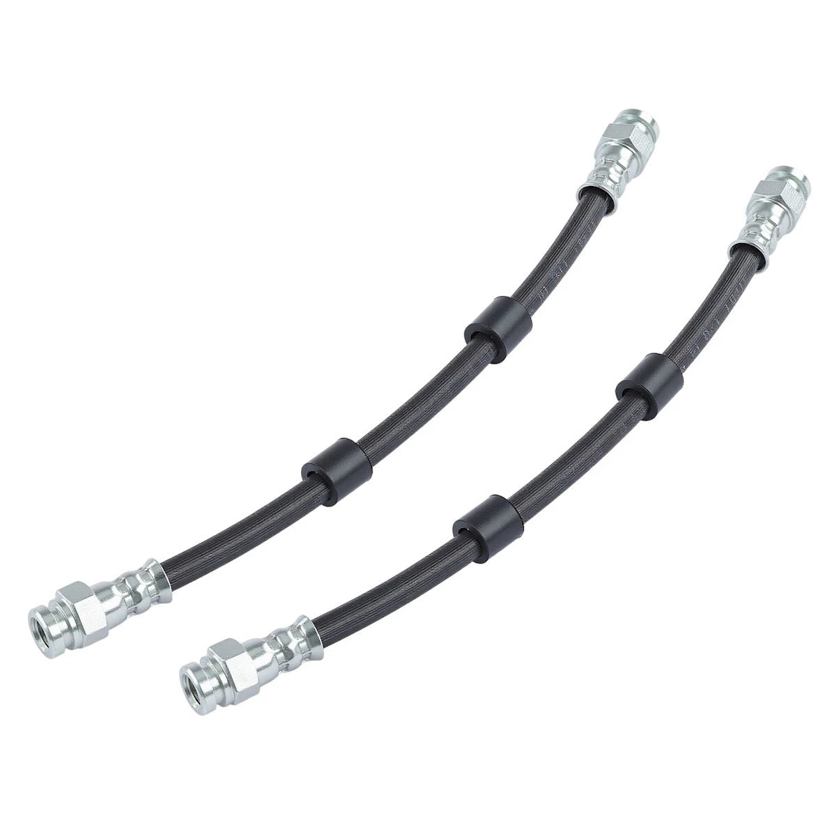 Set of 2 Brake Hoses for Mazda (2011–2014) 18021807, 2201819, D65143810
