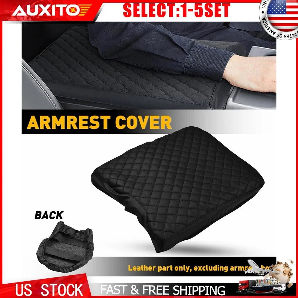 Jump Seat Center Console Lid Armrest Cover Pad for Ford F150 (2015–2023)