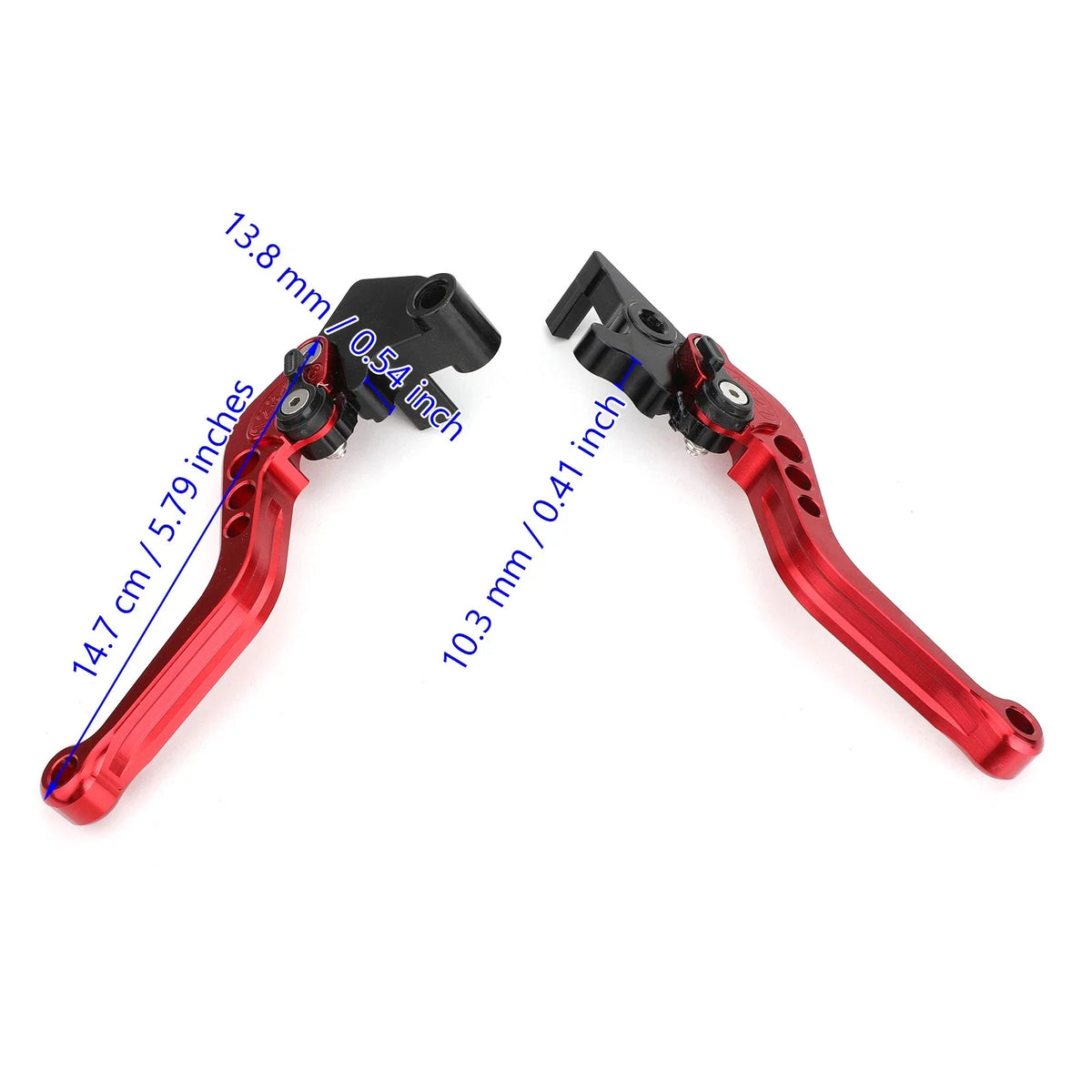 Brake Clutch Levers for Kawasaki Ninja 250 300 (2013–2018) Red