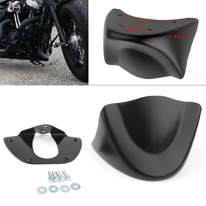 Matte Black Front Chin Spoiler for Harley Dyna FXD FXDB (2006–2015)