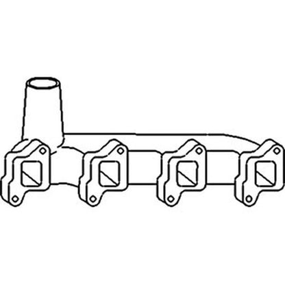 Exhaust Manifold for Ford 4 Cylinder Diesel (Fits New Holland)