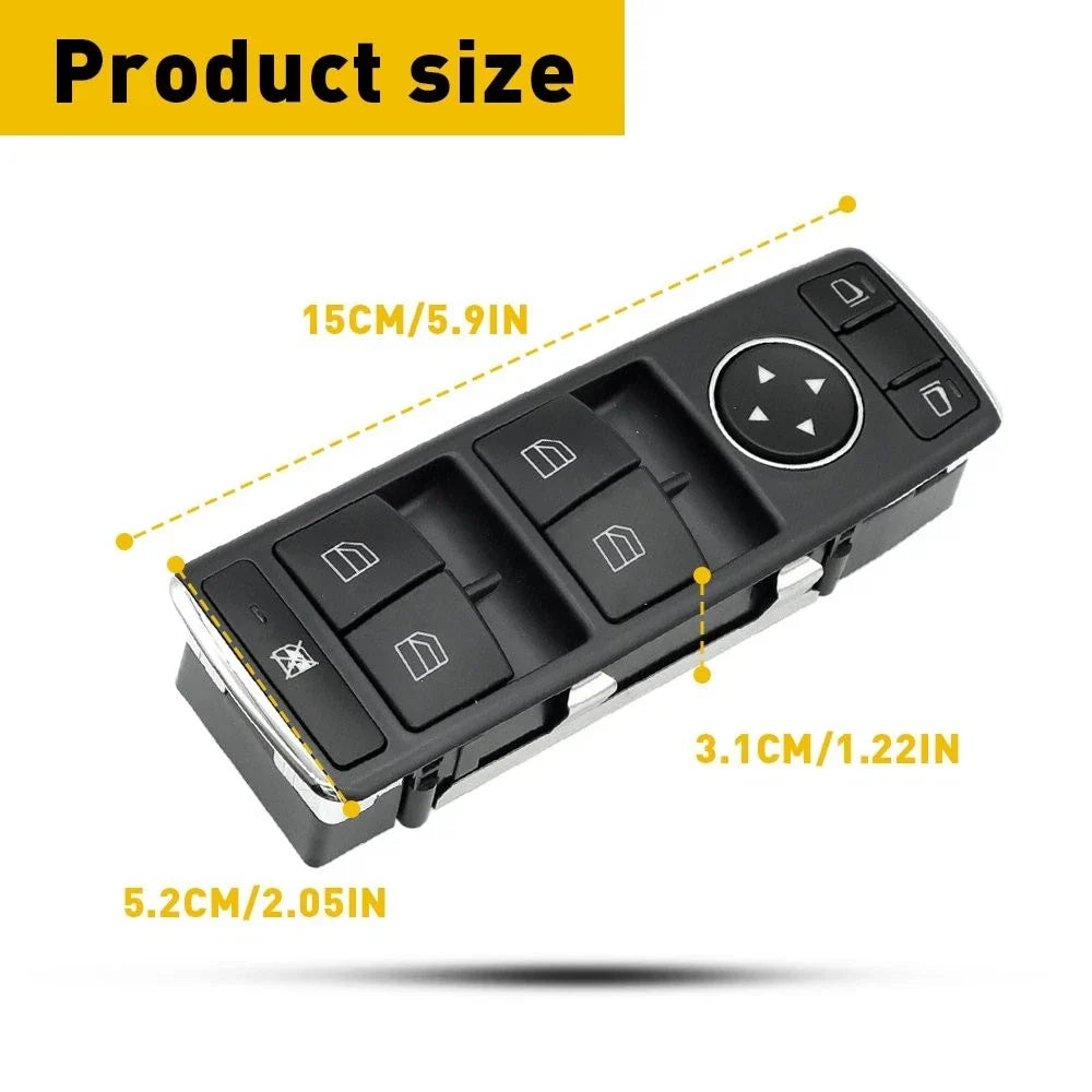 Power Master Window Switch for Mercedes Benz E350 C300 C350 GLK350 (2009–2016) 2129054107