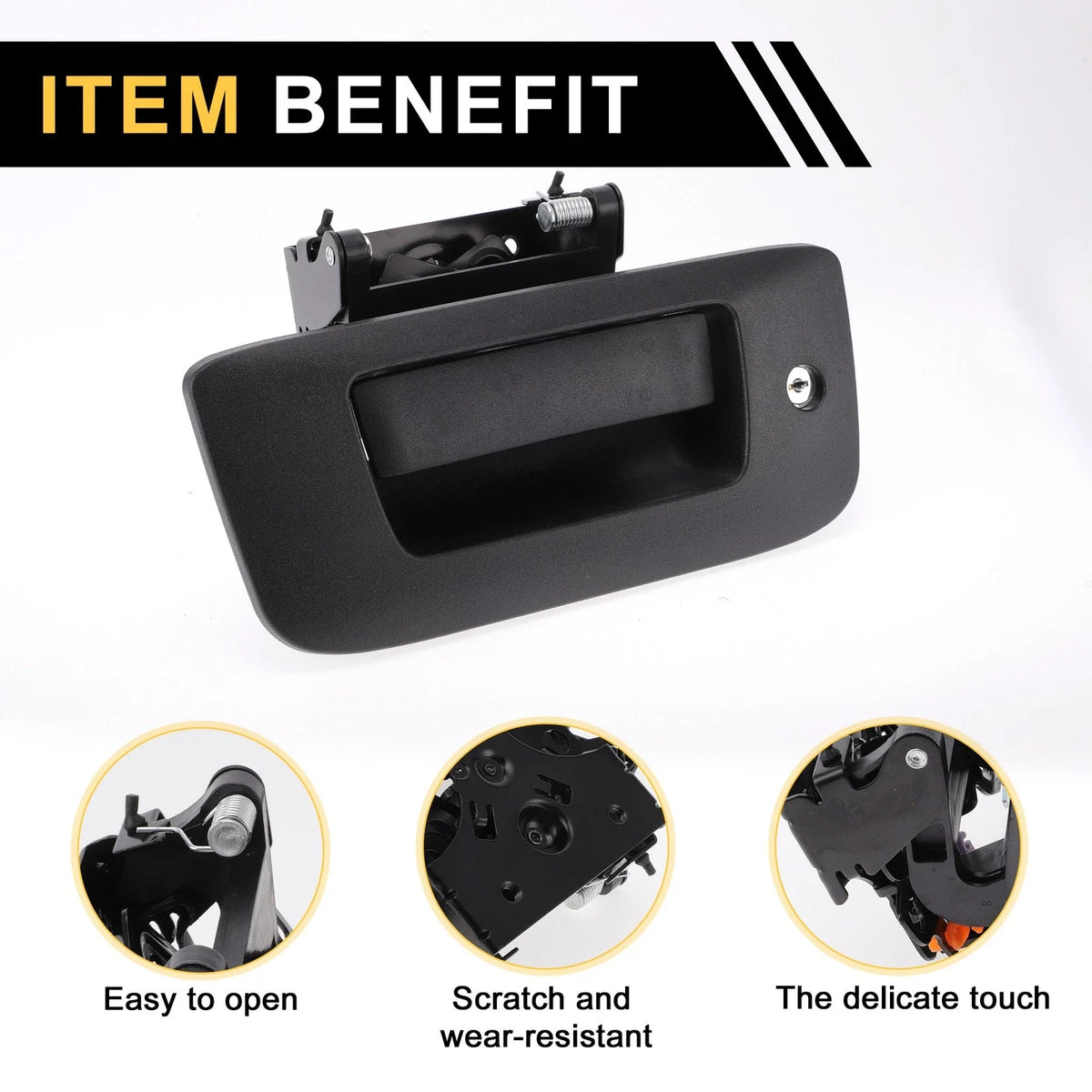 Liftgate Latch Tailgate Handle for Chevrolet Silverado 2500, GMC Sierra 1500 