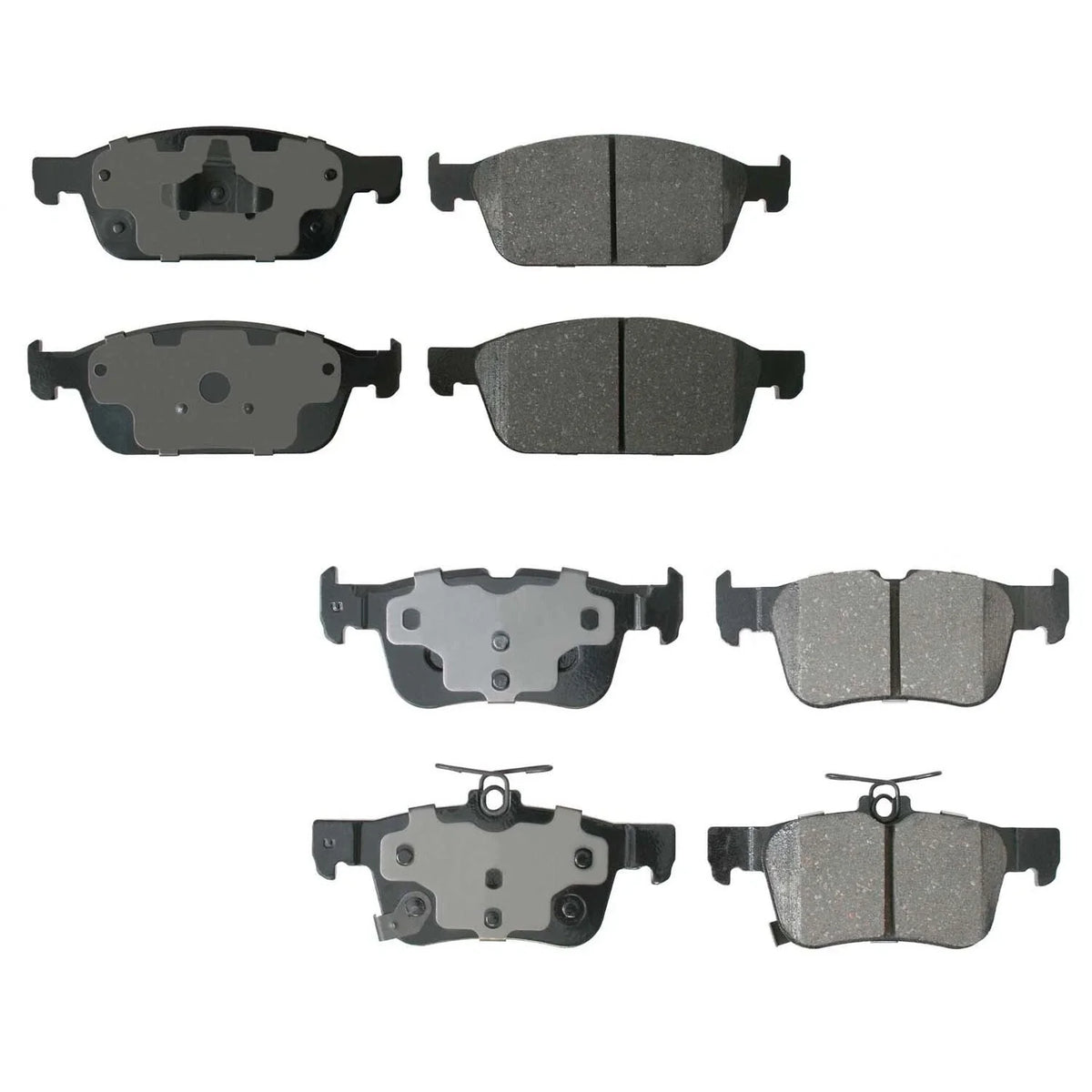 Set of 4 Akebono ProACT Ceramic Brake Pads for Ford Escape (2017–2018)